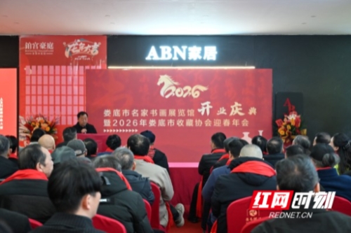娄底市名家书画展览馆盛大开业 携手收藏协会迎春年会共启文化新篇章