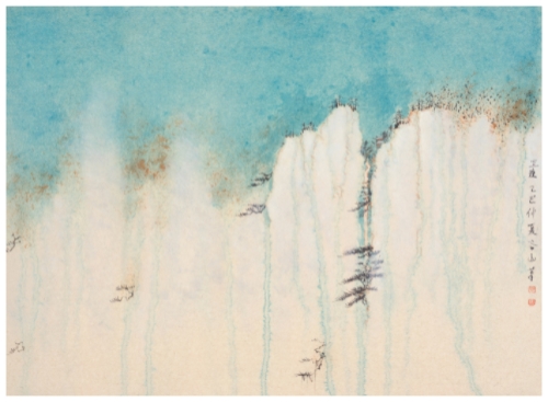 雪马诗歌明信片 | 卿安国画作品《空》系列欣赏