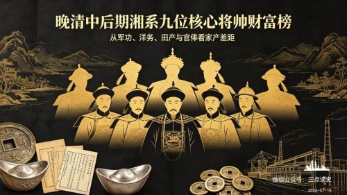 晚清中后期湘系九位核心将帅——财富榜
