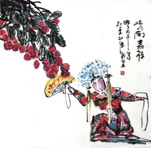 湖湘画家 | 刘谦水墨漫画作品选